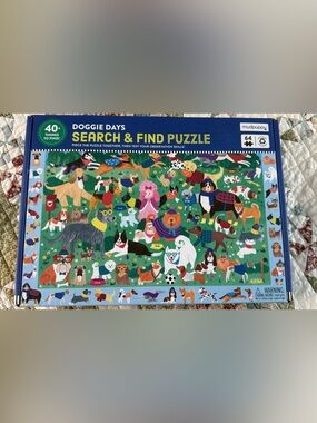 Mudpuppy Doggie Days Search & Find Puzzle -new in box